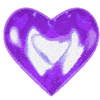Gif animé coeur violet